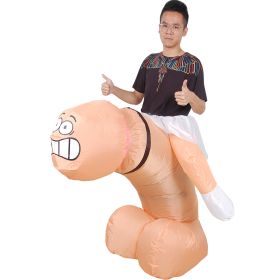 Penis Inflatable costume Cosplay Sexy Funny Blow Up Suit Party costume Fancy Dress Halloween Costume for Adult Dick Jumpsuit